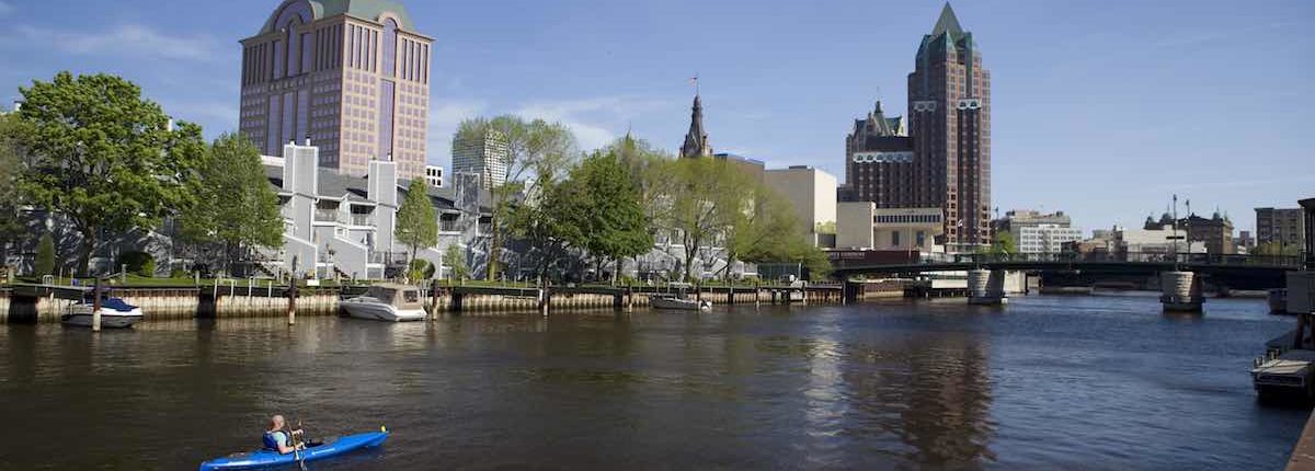 Kayaks (photo compliments of Visit Milwaukee)