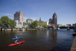Kayaks (photo compliments of Visit Milwaukee)
